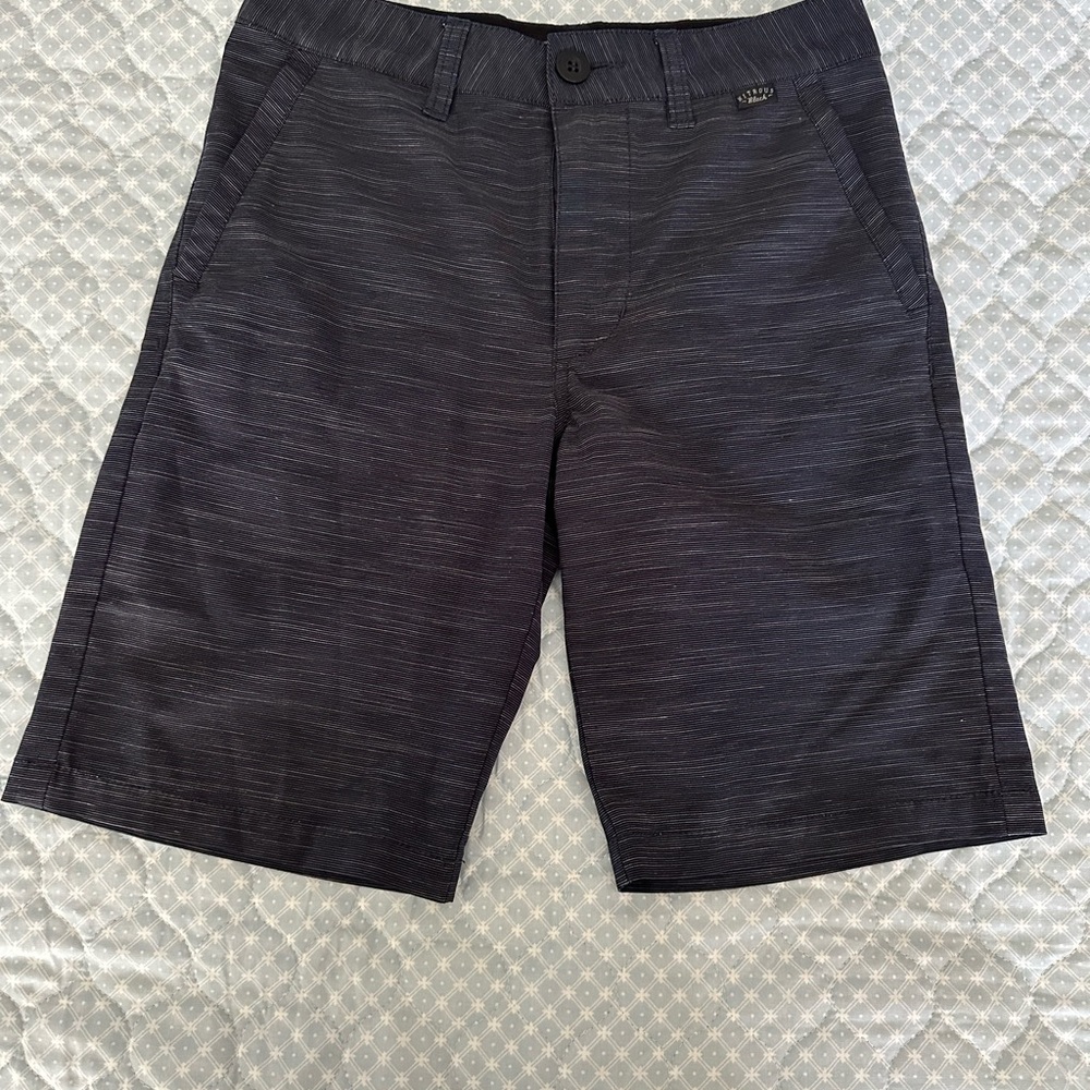 Casual shorts, Tilly’s, Nitrous Black, Youth 12. black w/ light striping